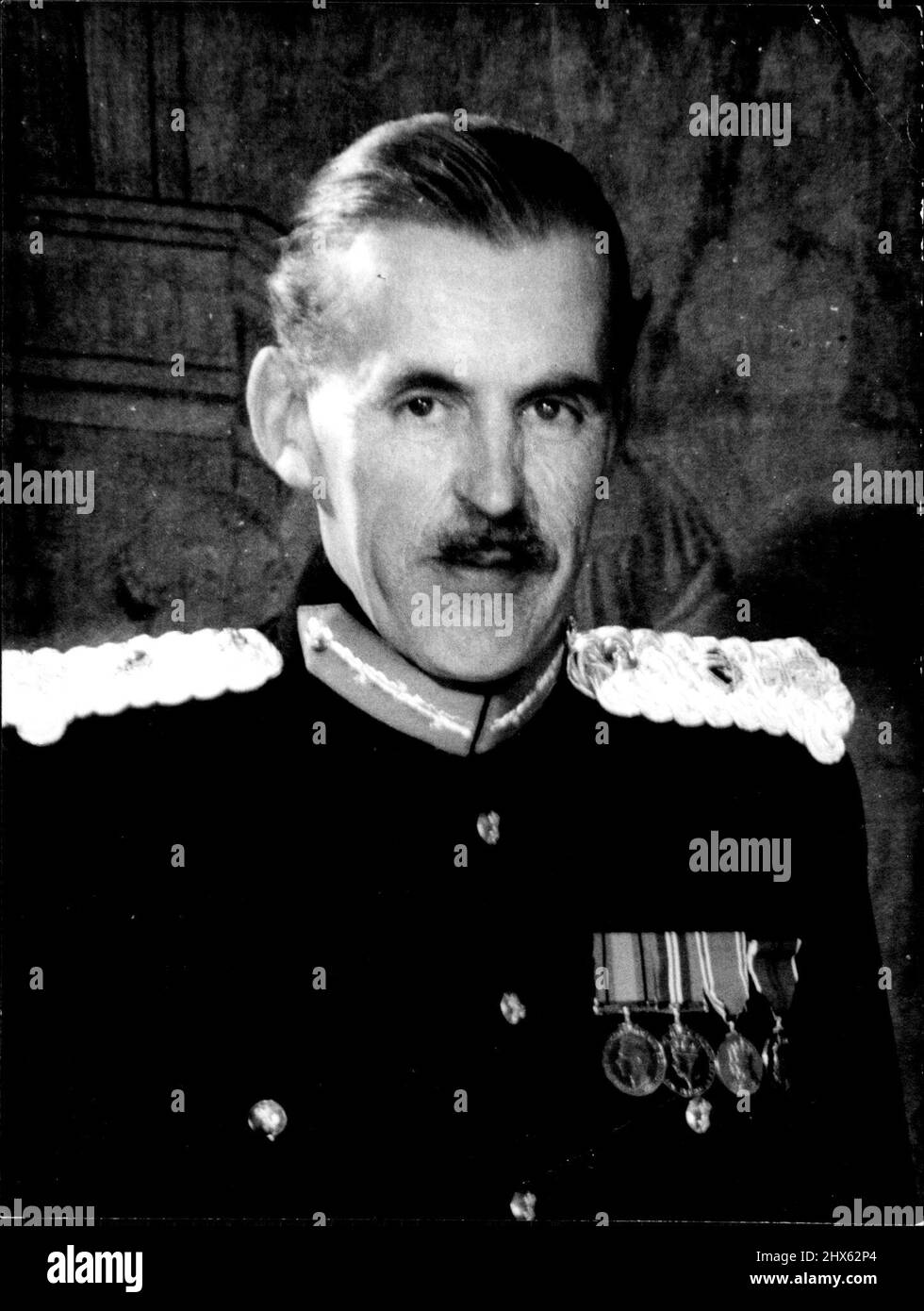 Le duc d'Abercorn James Albert Edward Hamilton, K.G., C.P., K.P., 3rd duc d'Abercorn. Lord Lieutenant de Tyrone, Irlande du Nord, Gouverneur de l'Irlande du Nord 1922-45. 24 février 1954. (Photo par Eric Coop, Camera Press) Banque D'Images