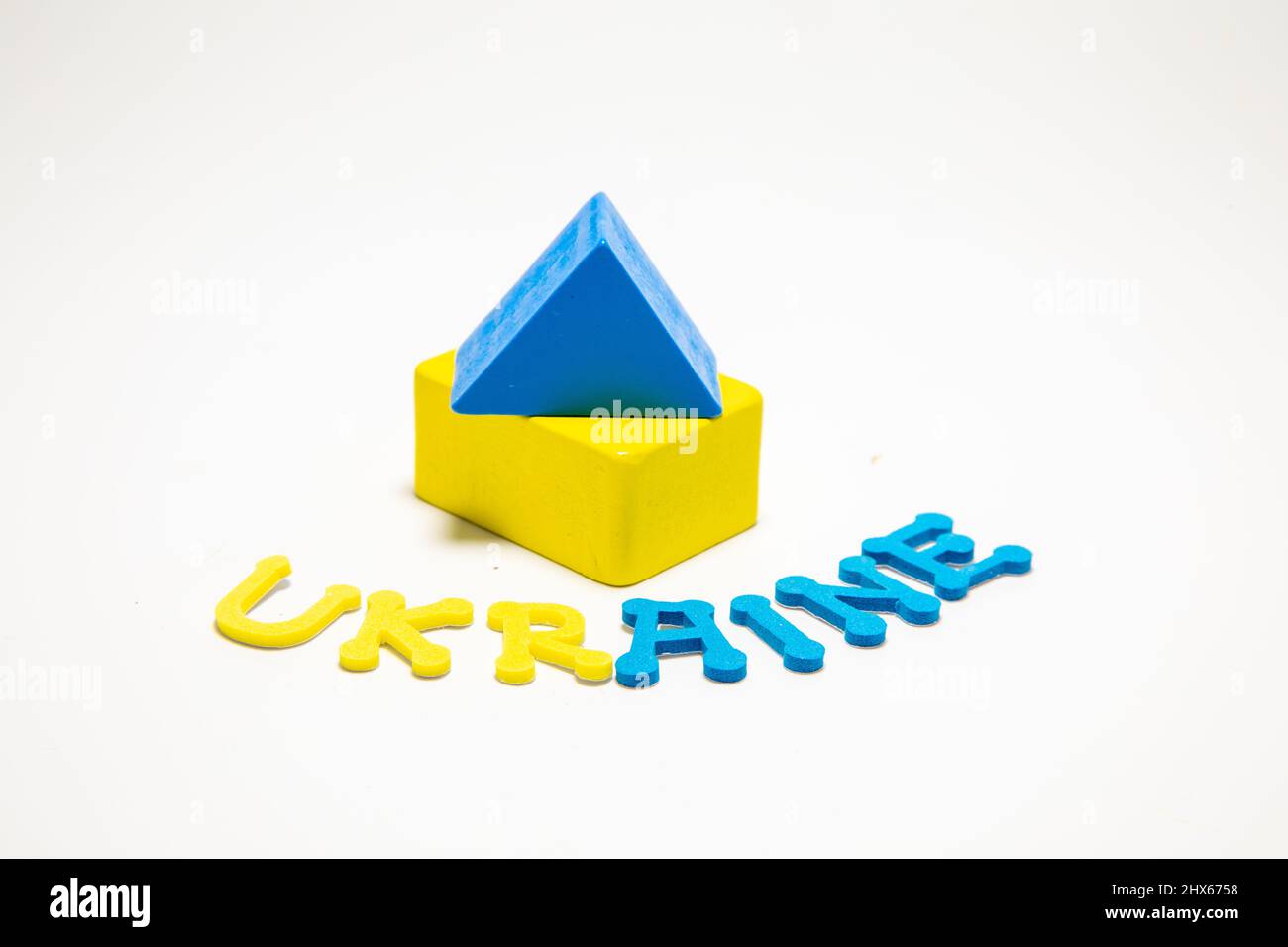Lot De 2 Bracelets Silicone Ukraine – Drapeau National, Taille Adulte 19,8 Cm, Résistant Soleil Et Sueur