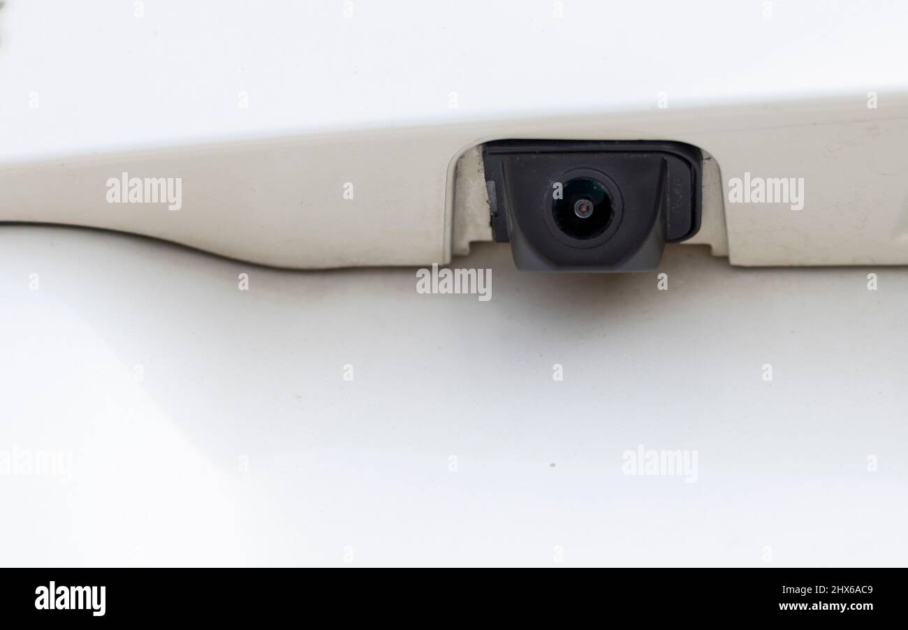 Vue rapprochée de la caméra de recul Banque D'Images