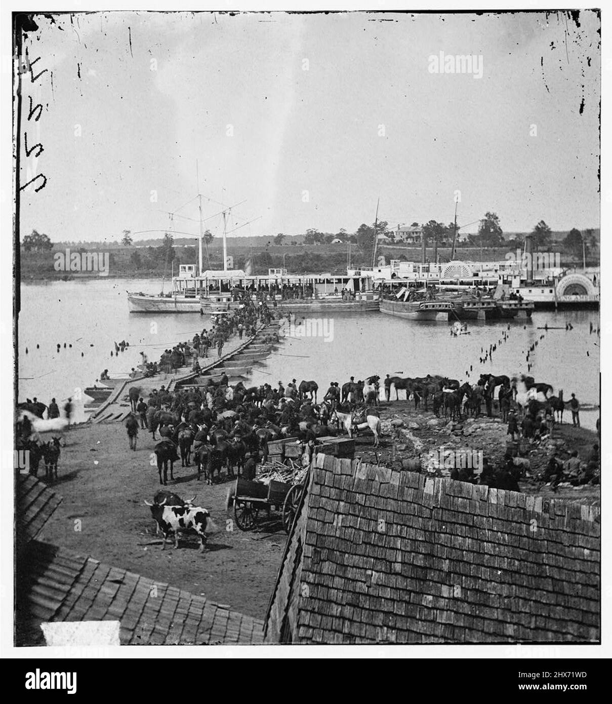 Photo d'époque de la Guerre de Sécession 1860s Banque D'Images