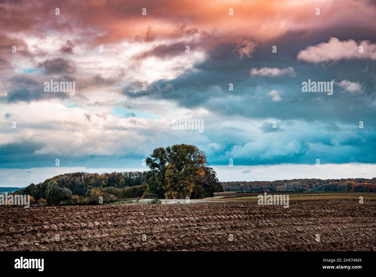 spectaculaire paysage de campagne d'automne Banque D'Images