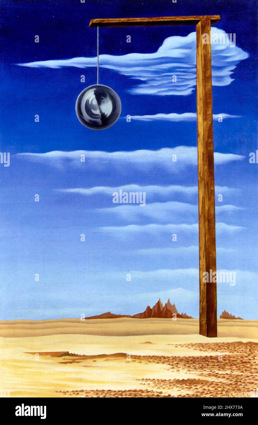 George Ault - Deset Paysage - 1941 Banque D'Images