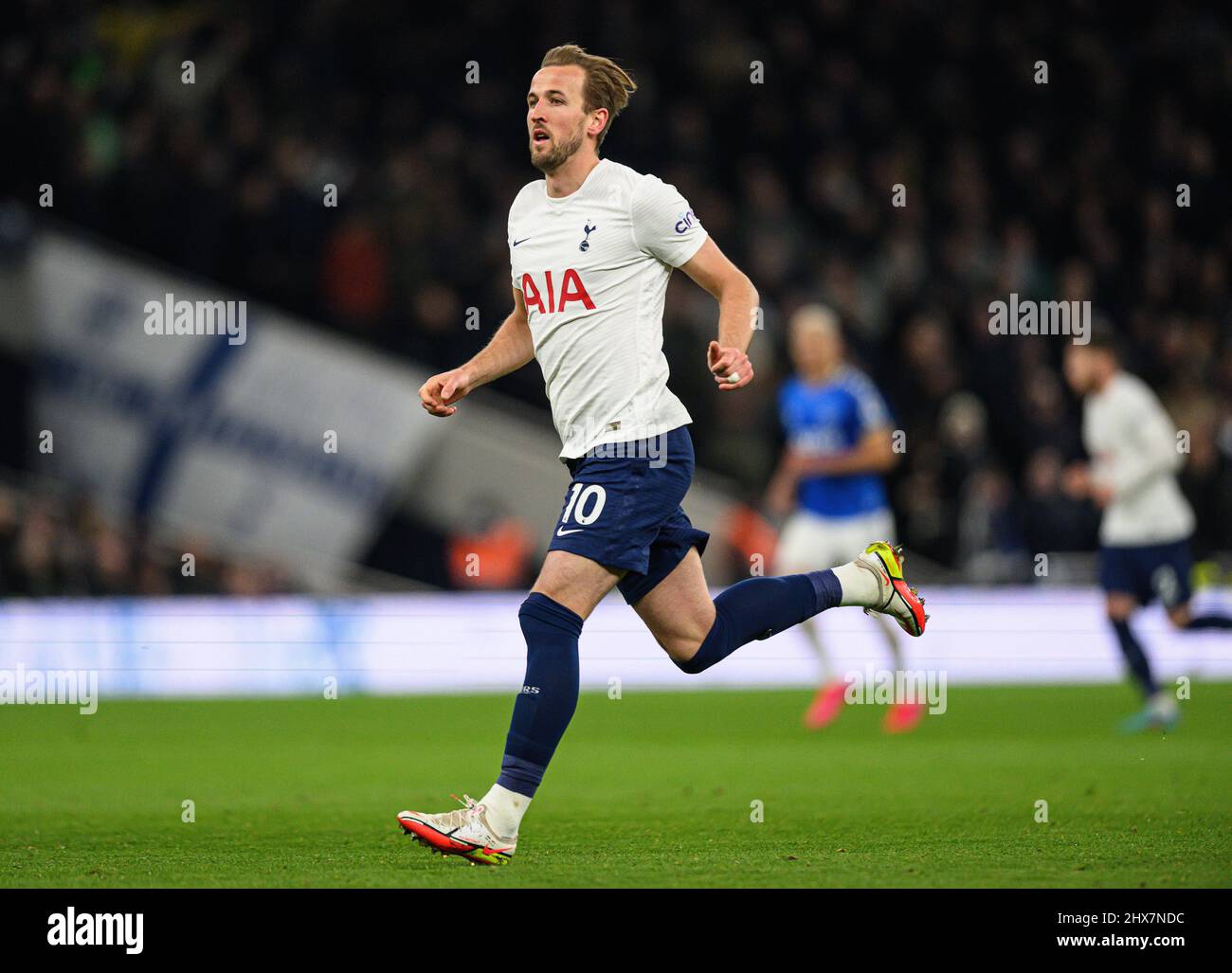 07 mars 2022 - Tottenham Hotspur v Everton - Premier League - Tottenham Hotspur Stadium Harry Kane de Tottenham Hotspur pendant le tapis de la Premier League Banque D'Images