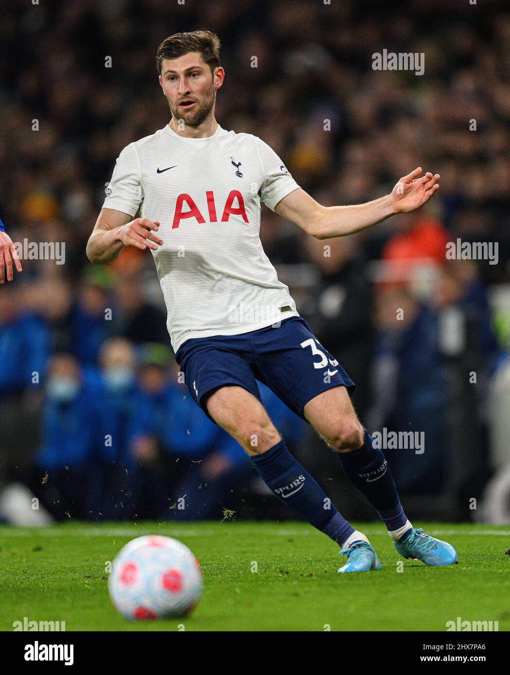 07 Mars 2022 - Tottenham Hotspur v Everton - Premier League - Tottenham Hotspur Stadium Tottenham Hotspur Ben Davies pendant le tapis de Premier League Banque D'Images