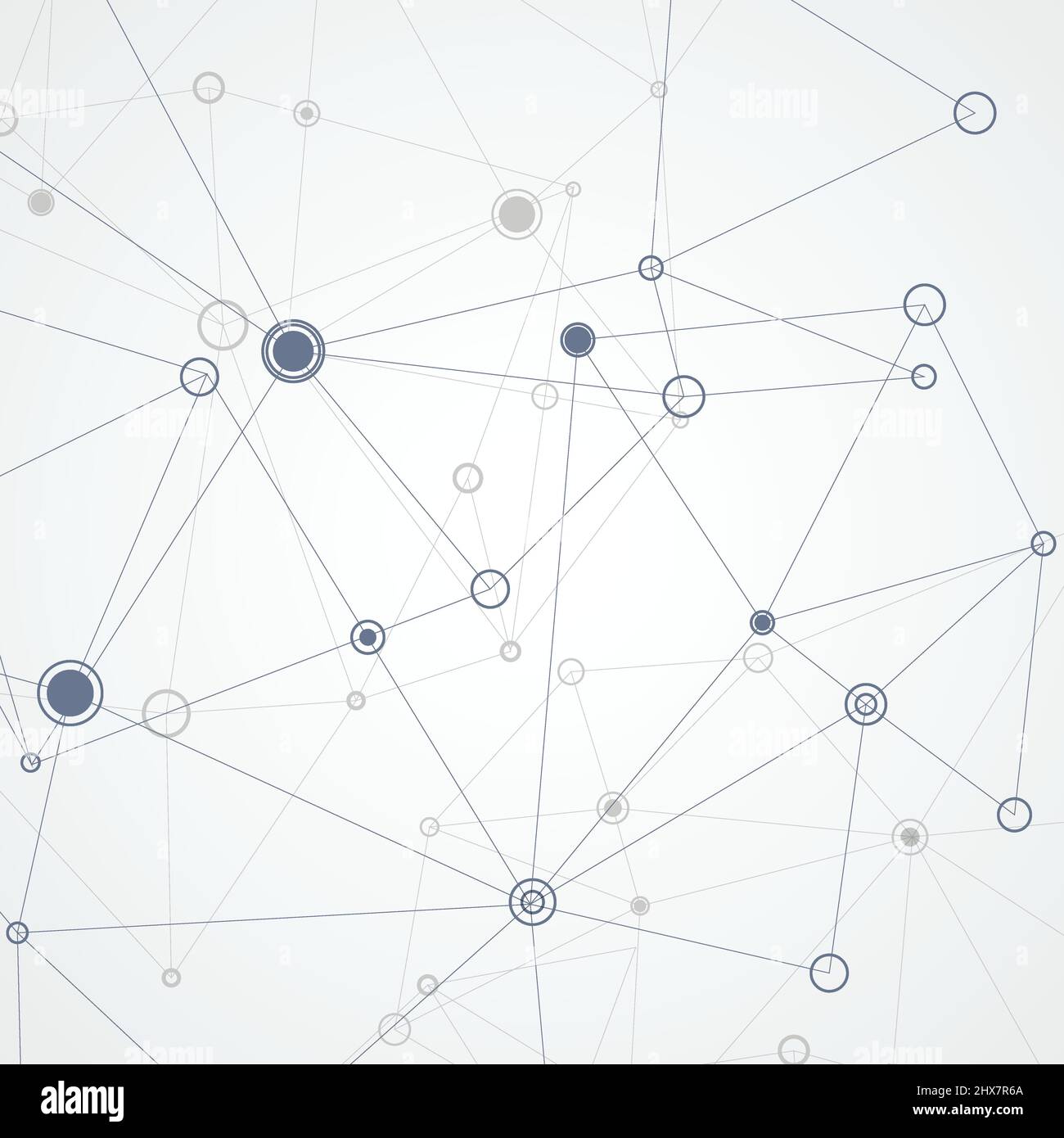 Illustration de la technologie abstraite et connexion de réseau vectoriel et concept numérique de la technologie Illustration de Vecteur