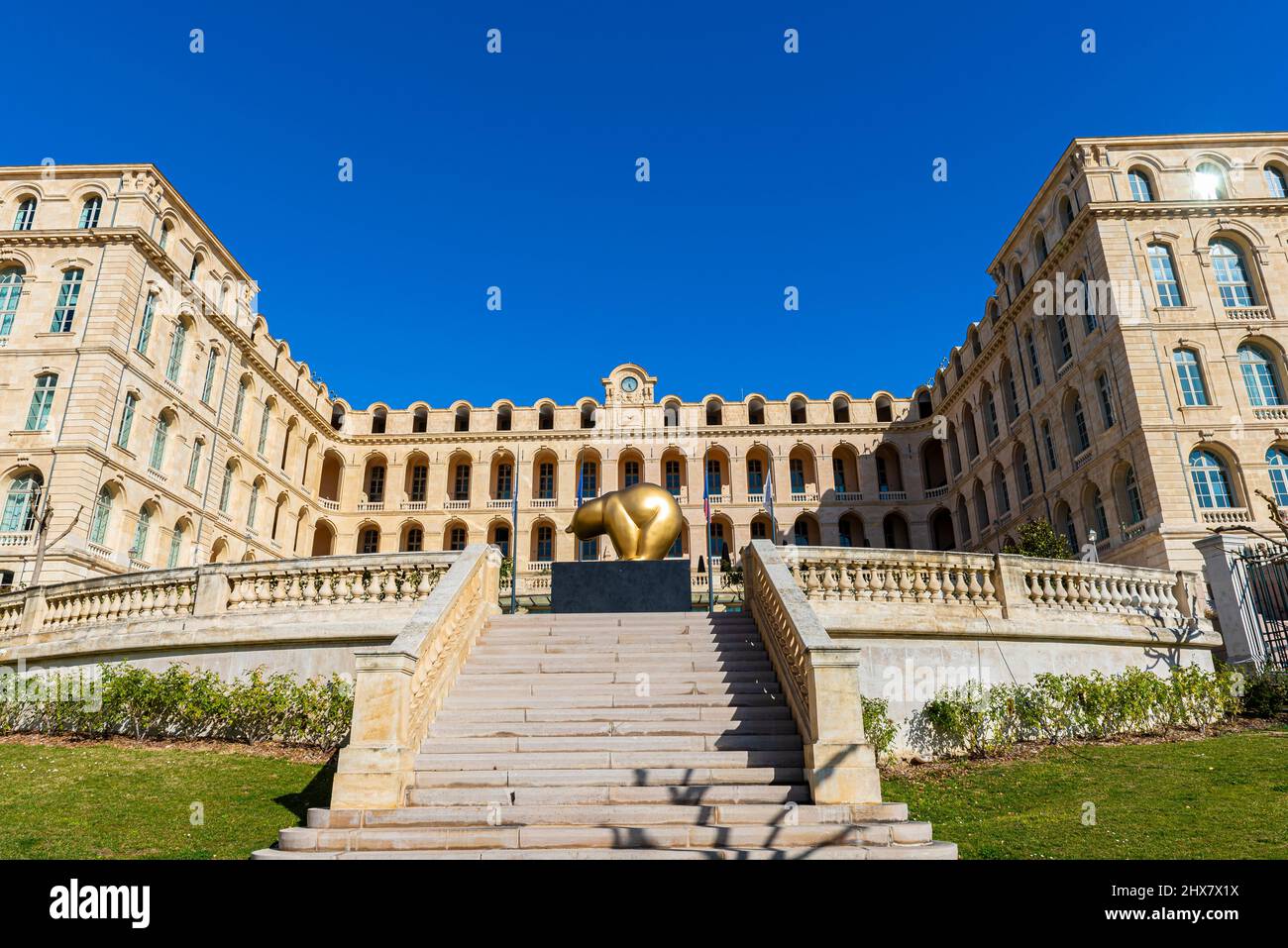 Marseille, quartier du Panier, l'hôtel Intercontinental et ancien hôtel Dieu XVIe siècle France Paca Banque D'Images