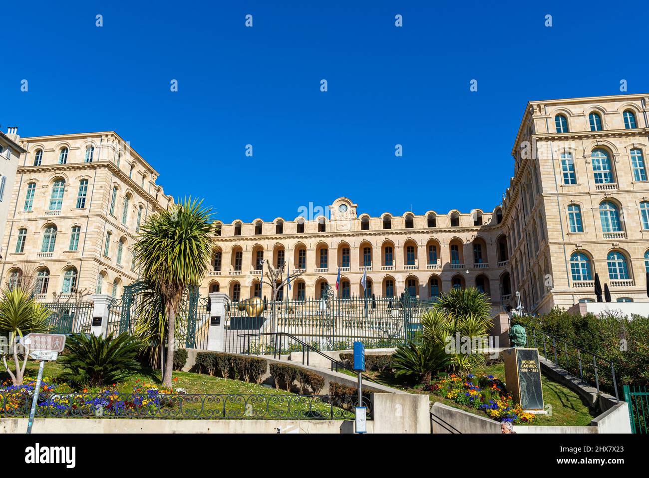 Marseille, quartier du Panier, l'hôtel Intercontinental et ancien hôtel Dieu XVIe siècle France Paca Banque D'Images