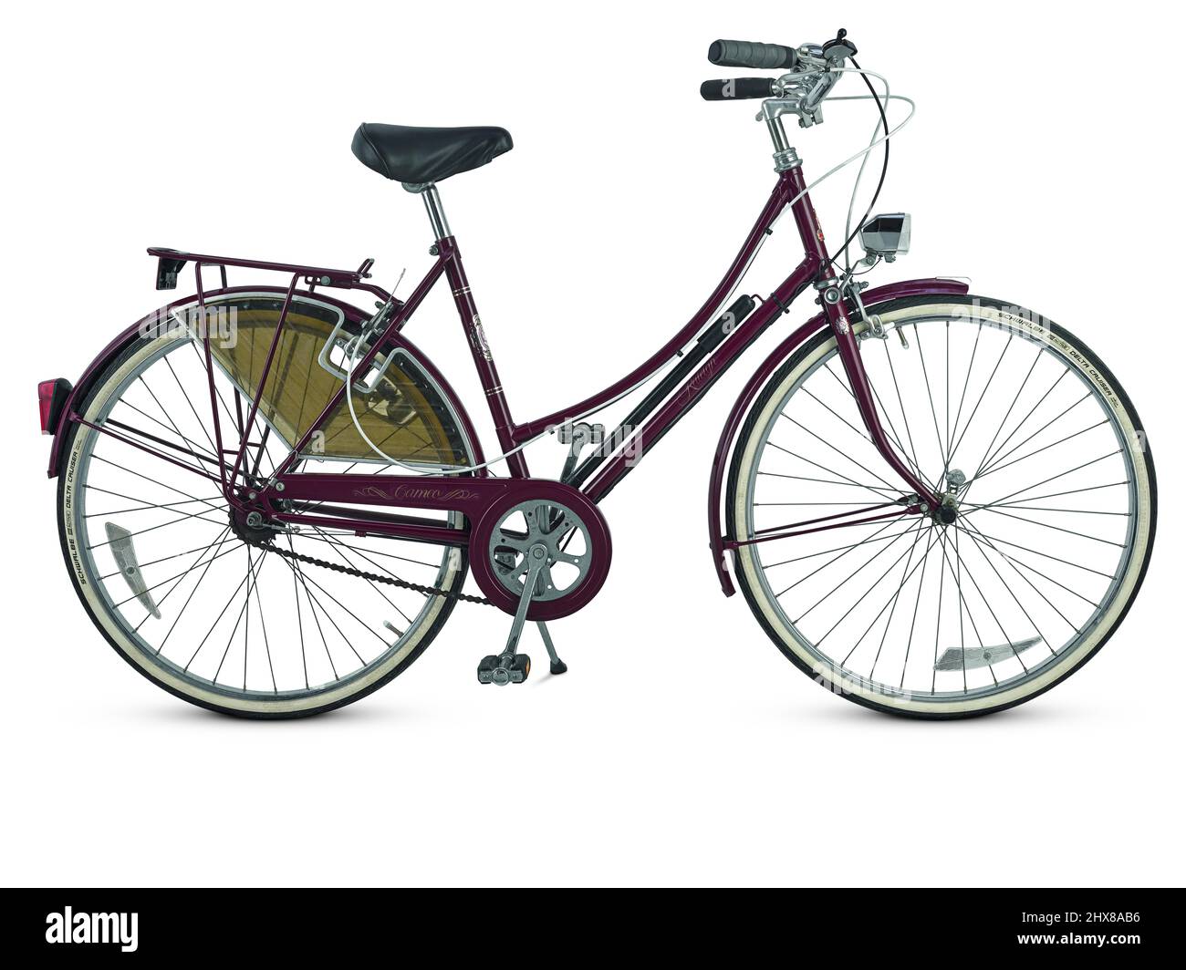 Raleigh Cameo, 1987, Royaume-Uni, vue latérale, côté voiture Banque D'Images