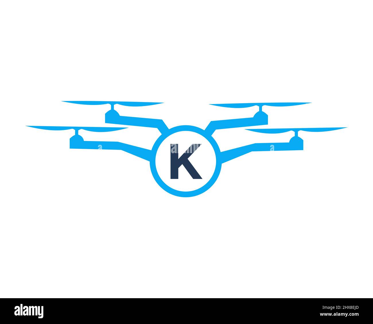 Conception du logo de drone sur le concept de la lettre K. Modèle de vecteur de photographie Illustration de Vecteur Conception du logo de drone sur le concept de la lettre K. Modèle de vecteur de photographie Illustration de Vecteur