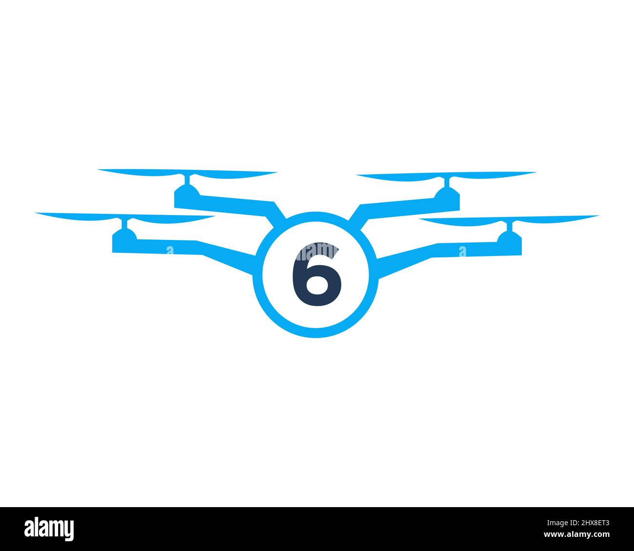 Conception du logo de drone sur le concept de la lettre 6. Modèle de vecteur de photographie Illustration de Vecteur Conception du logo de drone sur le concept de la lettre 6. Modèle de vecteur de photographie Illustration de Vecteur