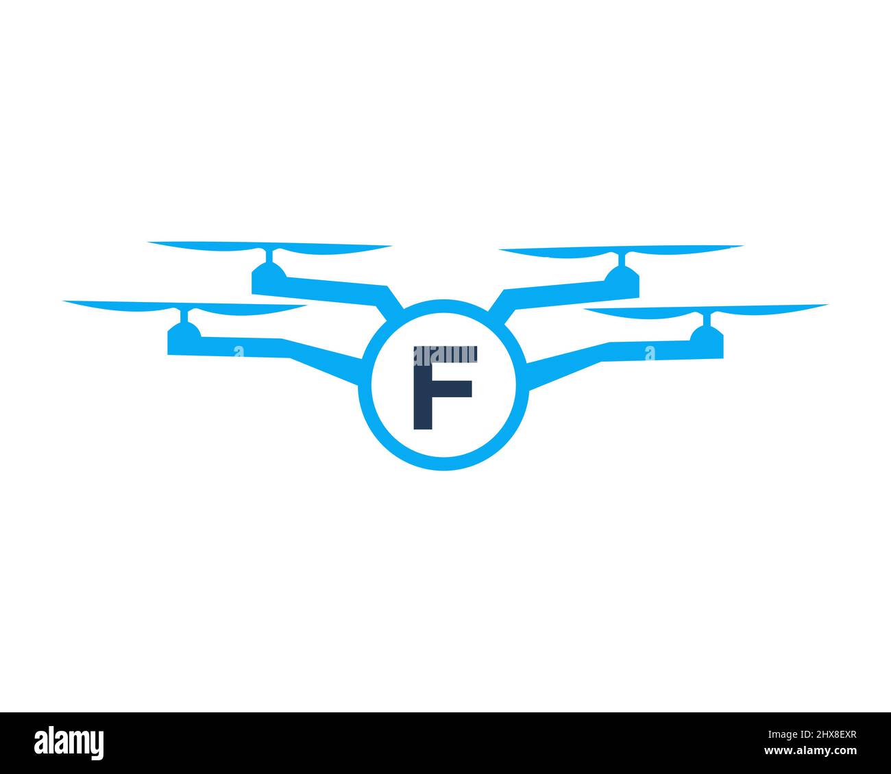 Conception du logo de drone sur le concept de la lettre F. Modèle de vecteur de photographie Illustration de Vecteur Conception du logo de drone sur le concept de la lettre F. Modèle de vecteur de photographie Illustration de Vecteur