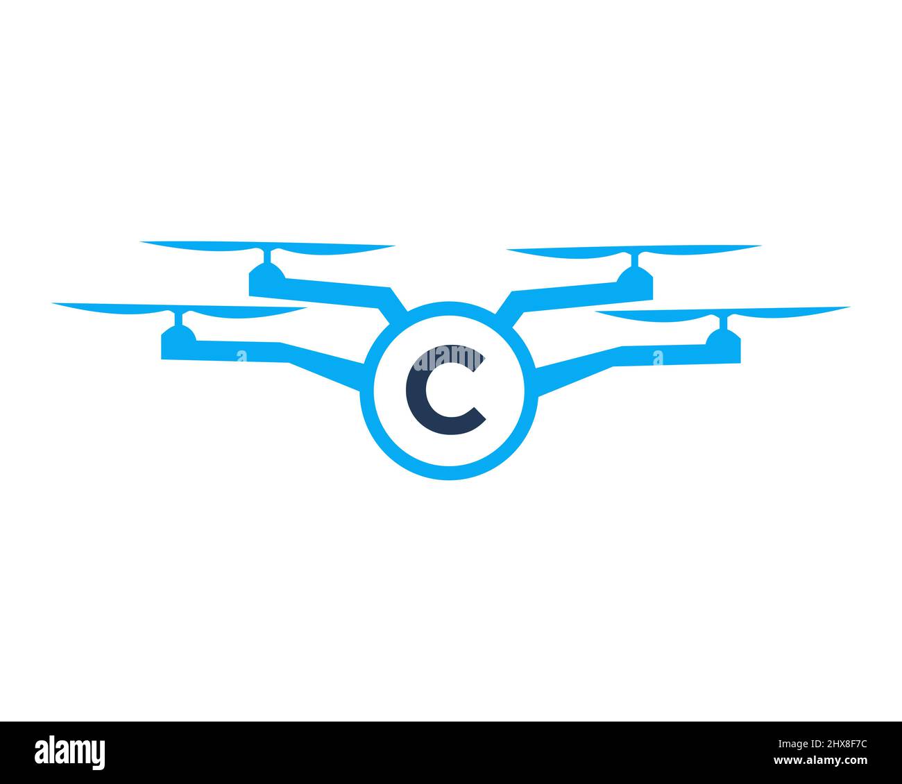 Conception du logo de drone sur le concept de la lettre C. Modèle de vecteur de photographie Illustration de Vecteur Conception du logo de drone sur le concept de la lettre C. Modèle de vecteur de photographie Illustration de Vecteur