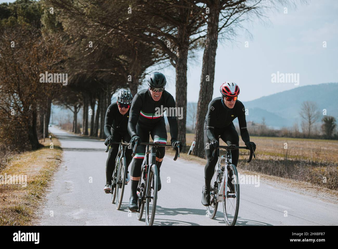 Mars 5th Sienne, Italie. Eroica - 16th Strade Bianche 2022. 184km course d'une journée de Sienne à Sienne - Piazza del Campo. Mario Cipollini avec Banque D'Images Mars 5th Sienne, Italie. Eroica - 16th Strade Bianche 2022. 184km course d'une journée de Sienne à Sienne - Piazza del Campo. Mario Cipollini avec Banque D'Images