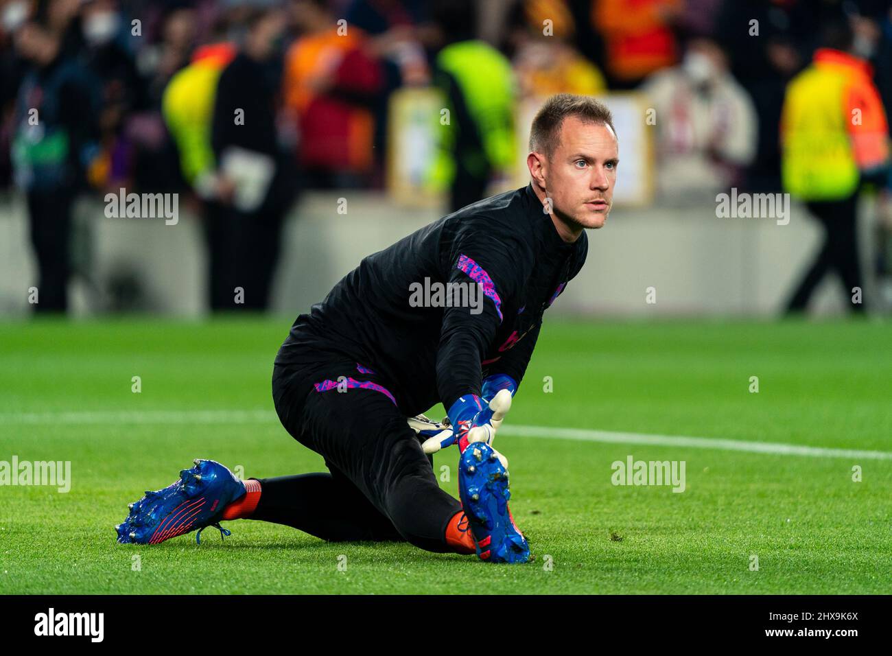 Barcelone, Espagne, 10, mars 2022. Europa League: FC Barcelona contre Galatasaray SK. Crédit : Joan Gosa/Alay Live News Banque D'Images