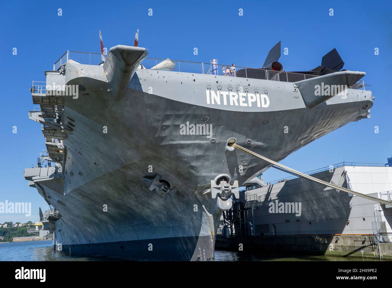 Intrepid Sea, Air & Space Museum, Pier 86, New York City, New York, USA Banque D'Images