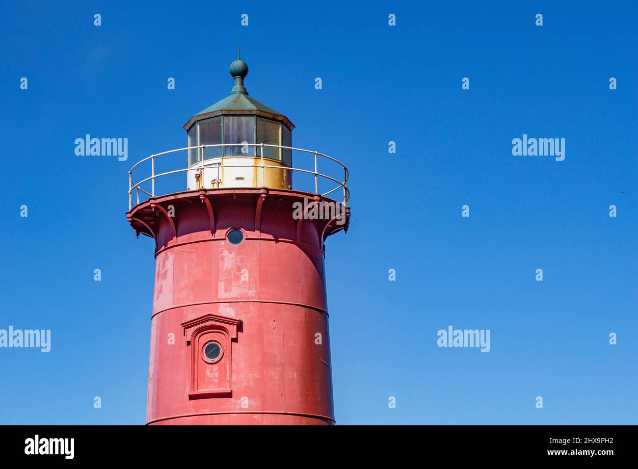 Little Red Lighthouse, fort Washington Park, New York, États-Unis Banque D'Images