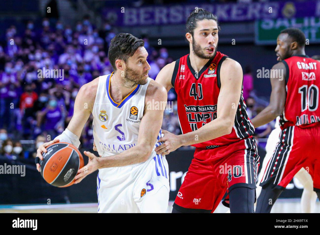 Madrid, Espagne. 10th mars 2022. 10th mars 2022; Wizink Center; Madrid, Espagne; Turkish Airlines EuroLeague Basketball; Espagne, Real Madrid vs AX Armani Exchange Milan; Rudy Fernandez (Madrid) 900/Cordin Press Credit: CORDIN PRESS/Alay Live News Banque D'Images