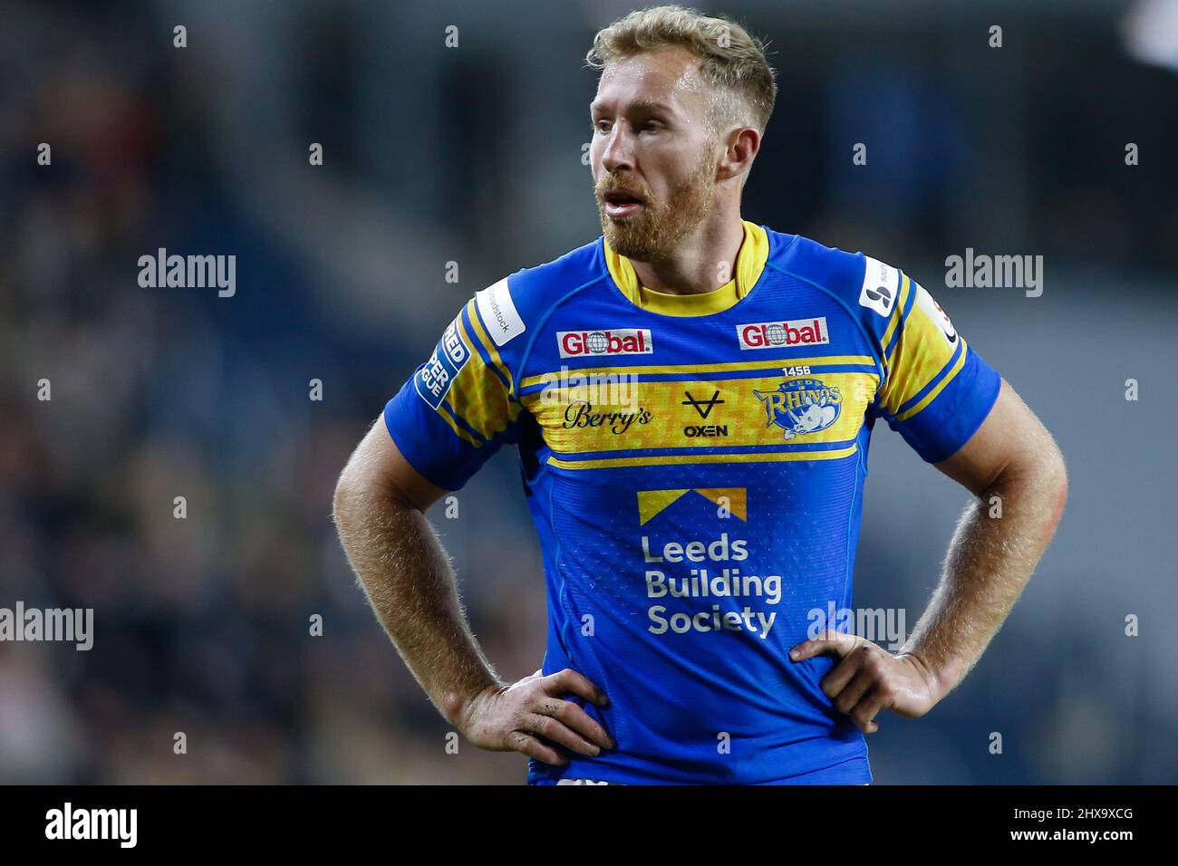 Leeds, Royaume-Uni. 10th mars 2022. Headingley Stadium, Headingley, Leeds, West Yorkshire, 10th mars 2022. Betfred Super League Leeds Rhinos vs Hull FC Matt avant Leeds Rhinos. Crédit : Touchlinepics/Alamy Live News Banque D'Images