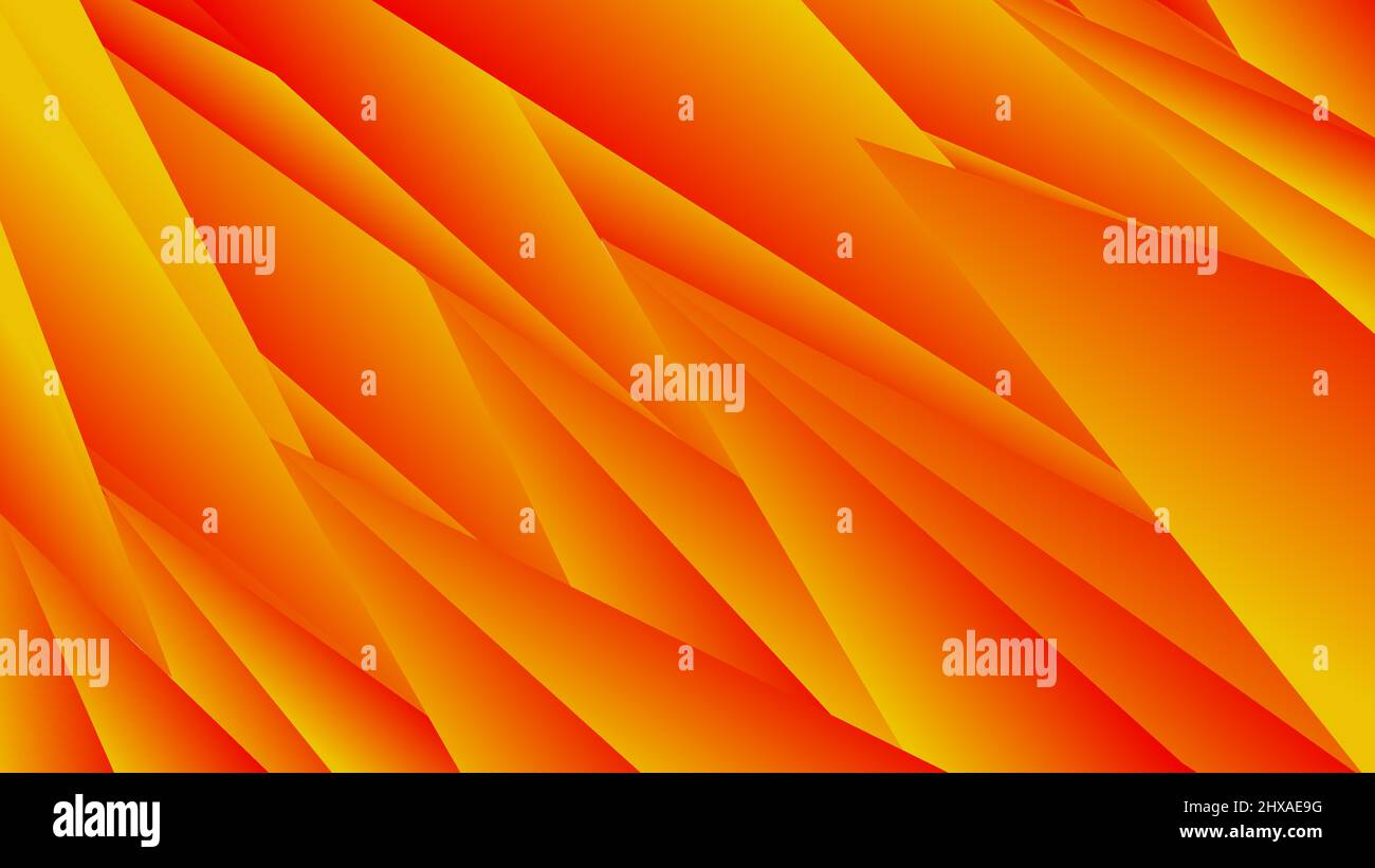 Triangle d'arrière-plan abstrait de couleur orange dégradé Illustration de Vecteur