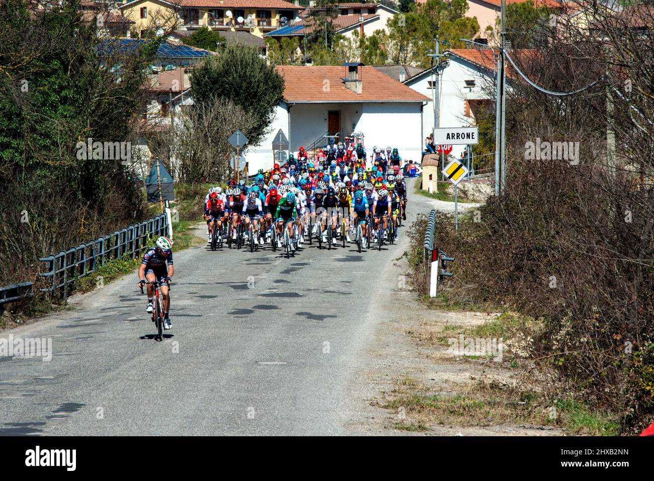 tappa quarta tirreno adriatica Banque D'Images