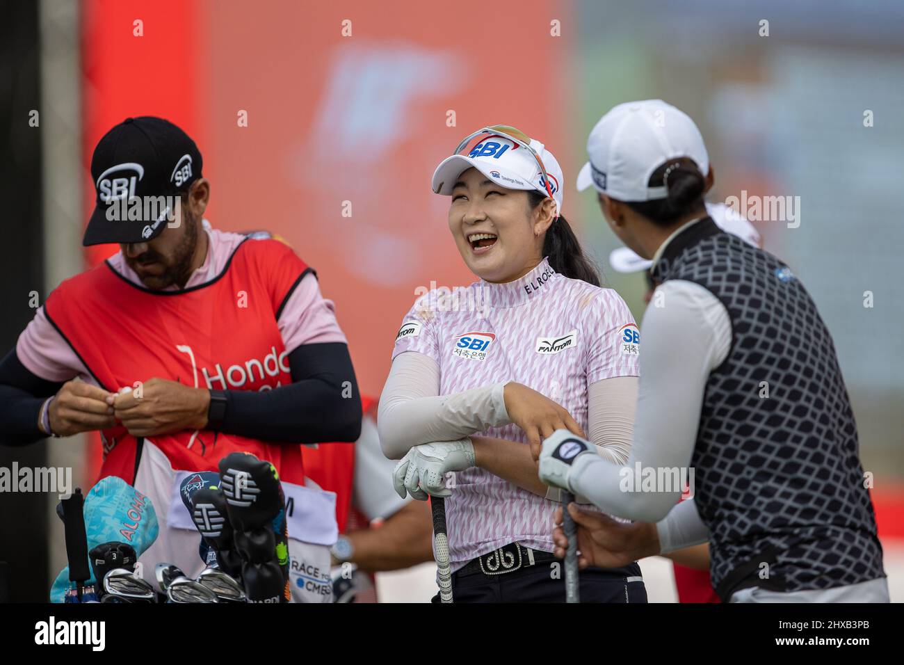 Pattaya, Thaïlande. 11th mars 2022. Pattaya Thaïlande - Mars 11: Un Lim Kim de Corée du Sud pendant le jour 2 de la Honda LPGA Thaïlande au Siam Country Club Old course le 11 mars 2022 à Pattaya, Thaïlande (photo par Peter van der Klooster/Orange Pictures) crédit: Orange pics BV/Alay Live News Banque D'Images