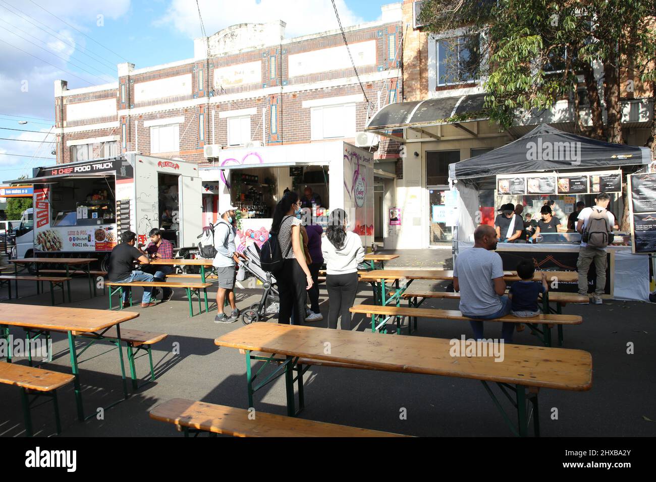 Sydney, Australie. 11th mars 2022. Fête de la rue Homebush Ouest. Credit: Richard Milnes/Alamy Live News Banque D'Images