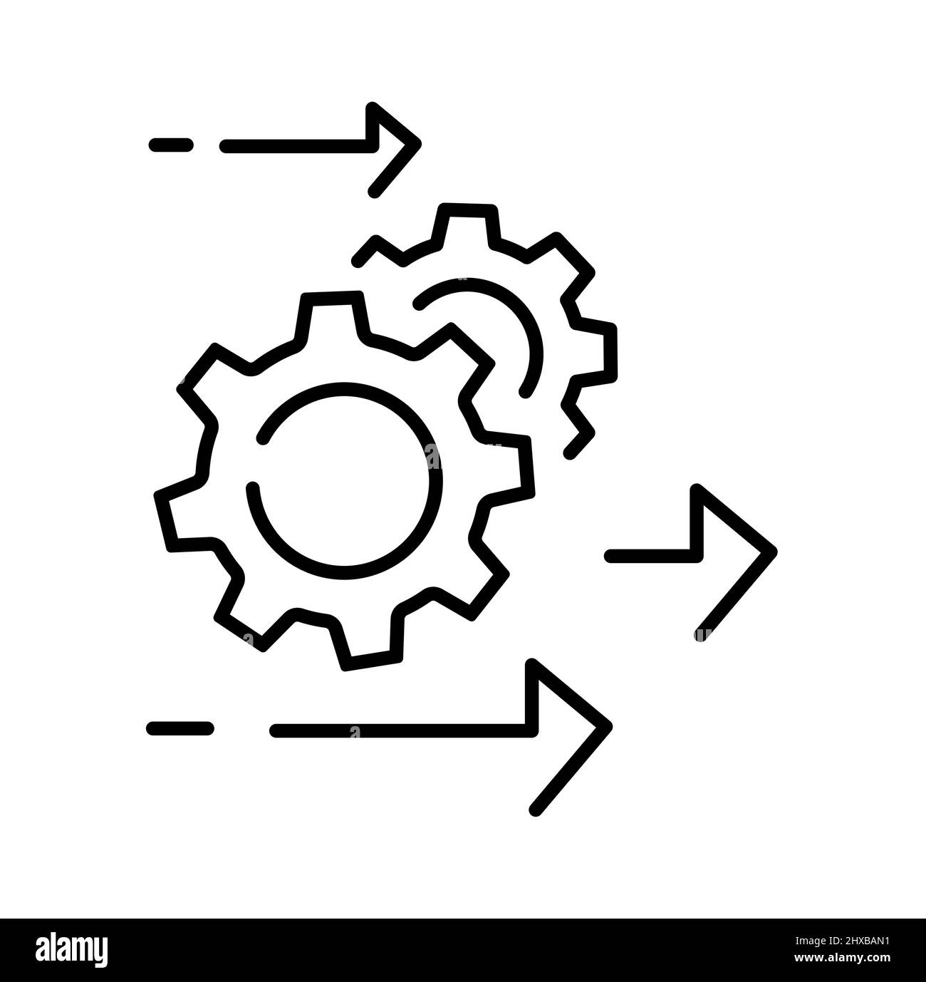 Icône vectorielle abstraite sur le blanc, Illustration isolée pour la conception graphique et web.Symbole plat simple. Illustration de Vecteur