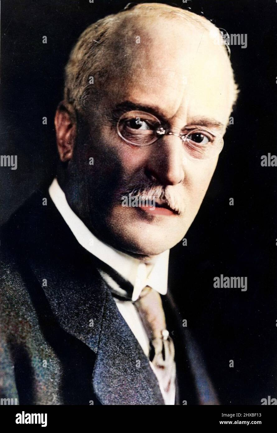 Portrait de Rudolf Diesel (1858-1913), allemand. Banque D'Images