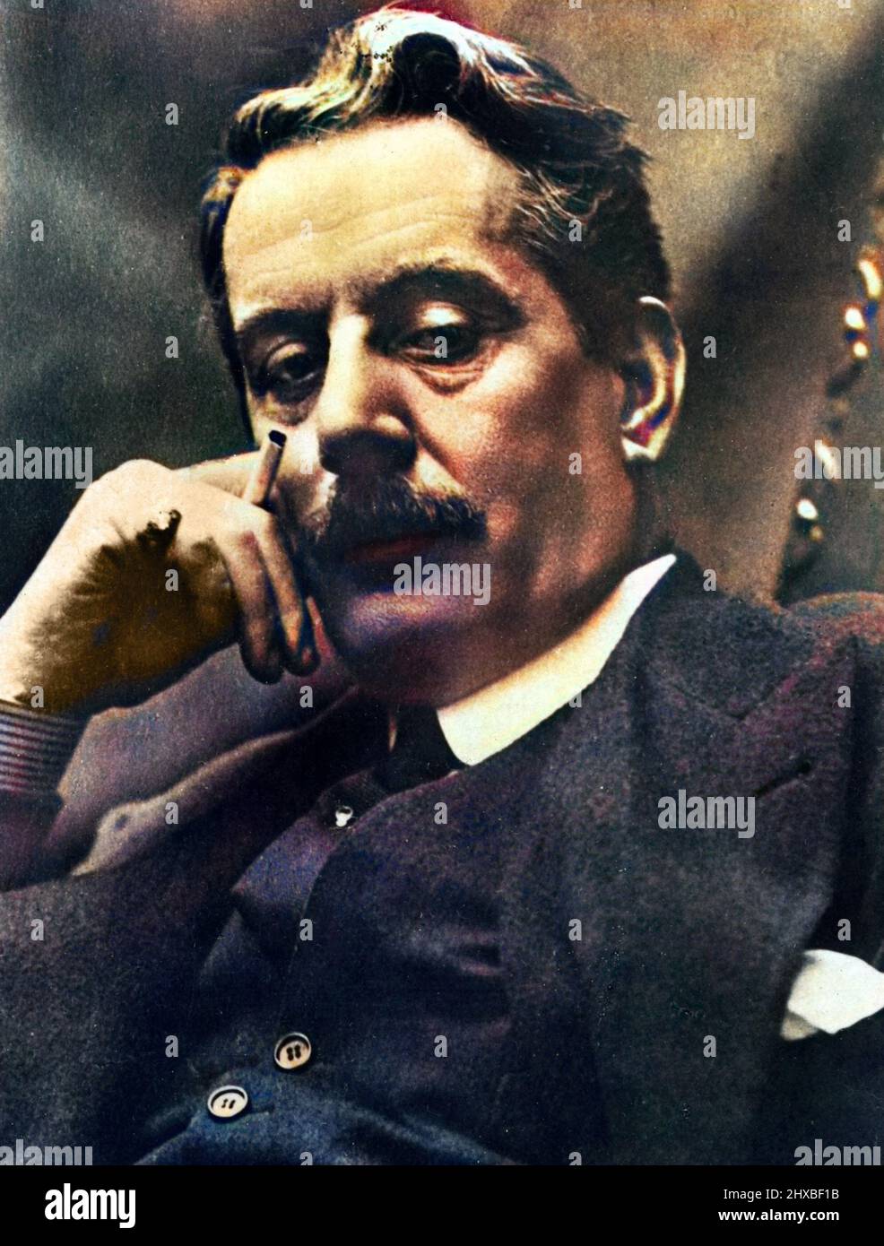 Giacomo Puccini (1858-1924), compositeur étranger. Banque D'Images