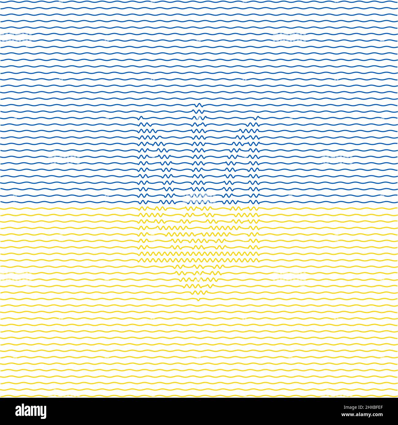 Armoiries de l'Ukraine emblème de l'État fond ukrainien national. Style de motif icône Trident. Illustration vectorielle de stock isolée sur fond blanc Illustration de Vecteur