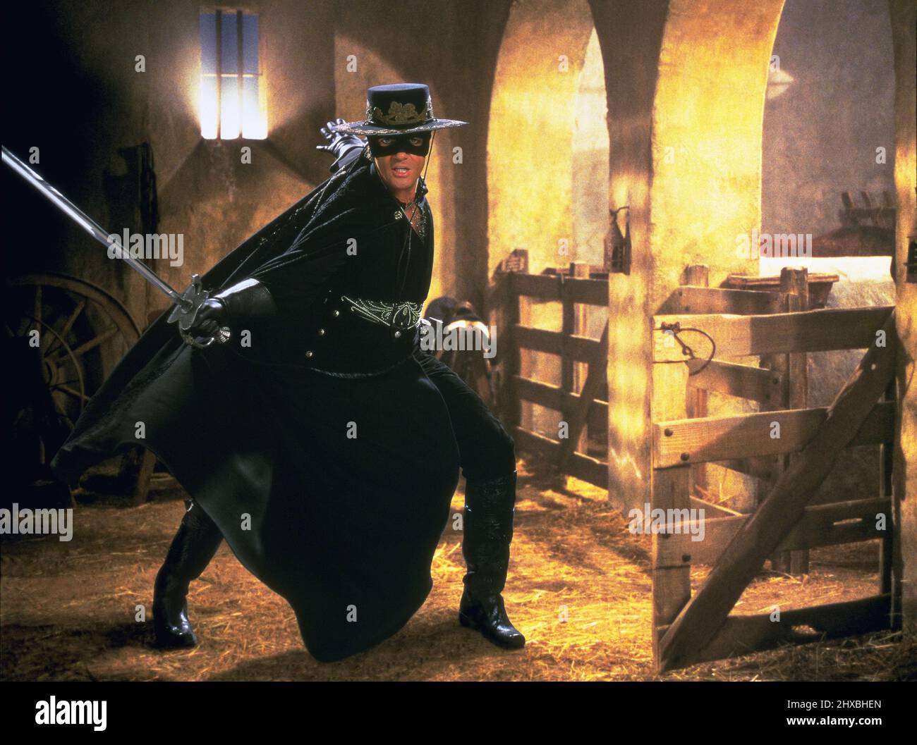 ANTONIO BANDERAS dans le masque de Zorro (1998), réalisé par Martin Campbell. Credit : Amblin Entertainment / Album Banque D'Images