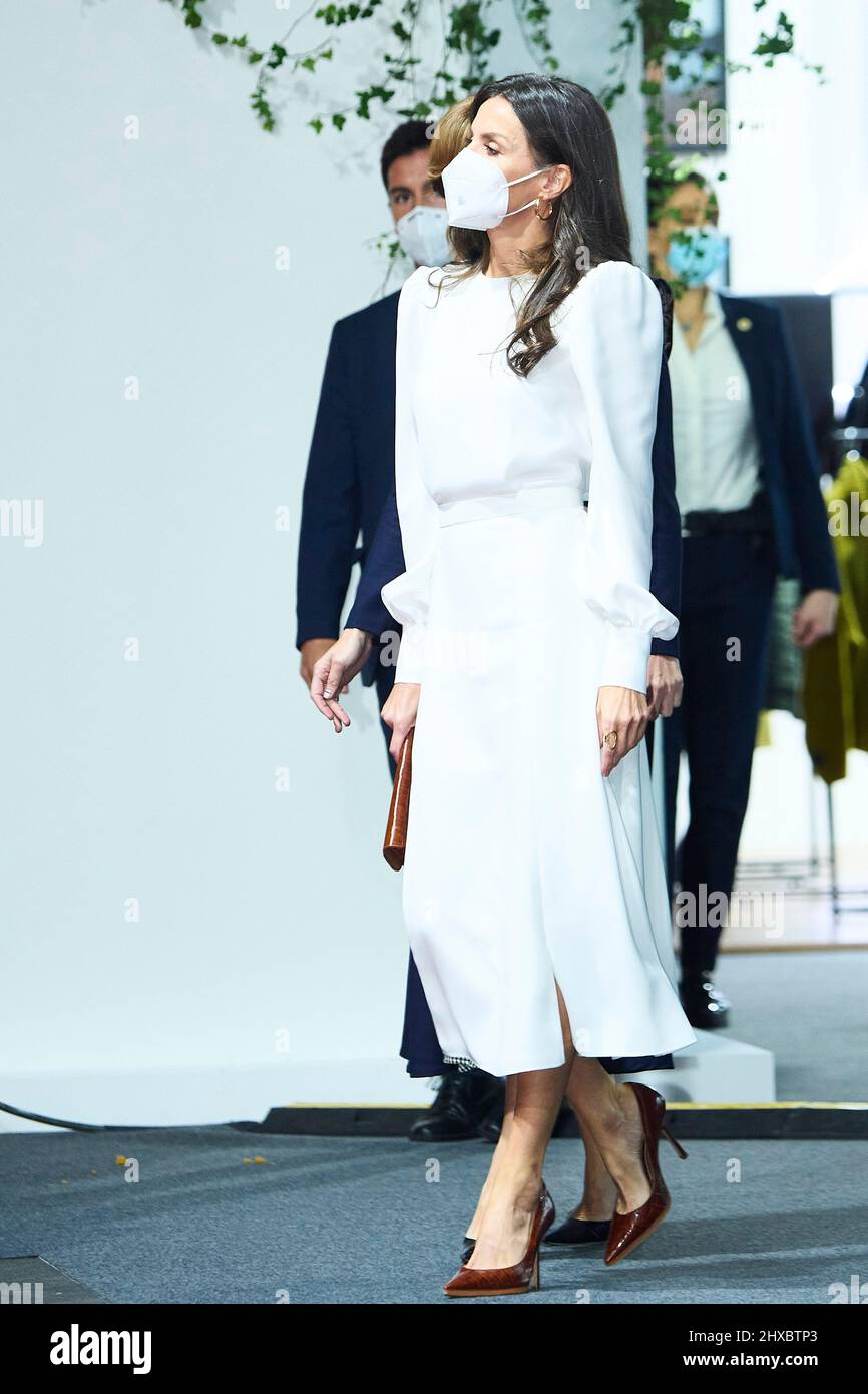 Madrid, Espagne. 11th mars 2022. Madrid. Espagne. 20220311, la Reine Letizia d'Espagne assiste à la «75th Mercedes-Benz Fashion week Madrid» à l'IFEMA le 11 mars 2022 à Madrid, Espagne crédit: MPG/Alay Live News Banque D'Images
