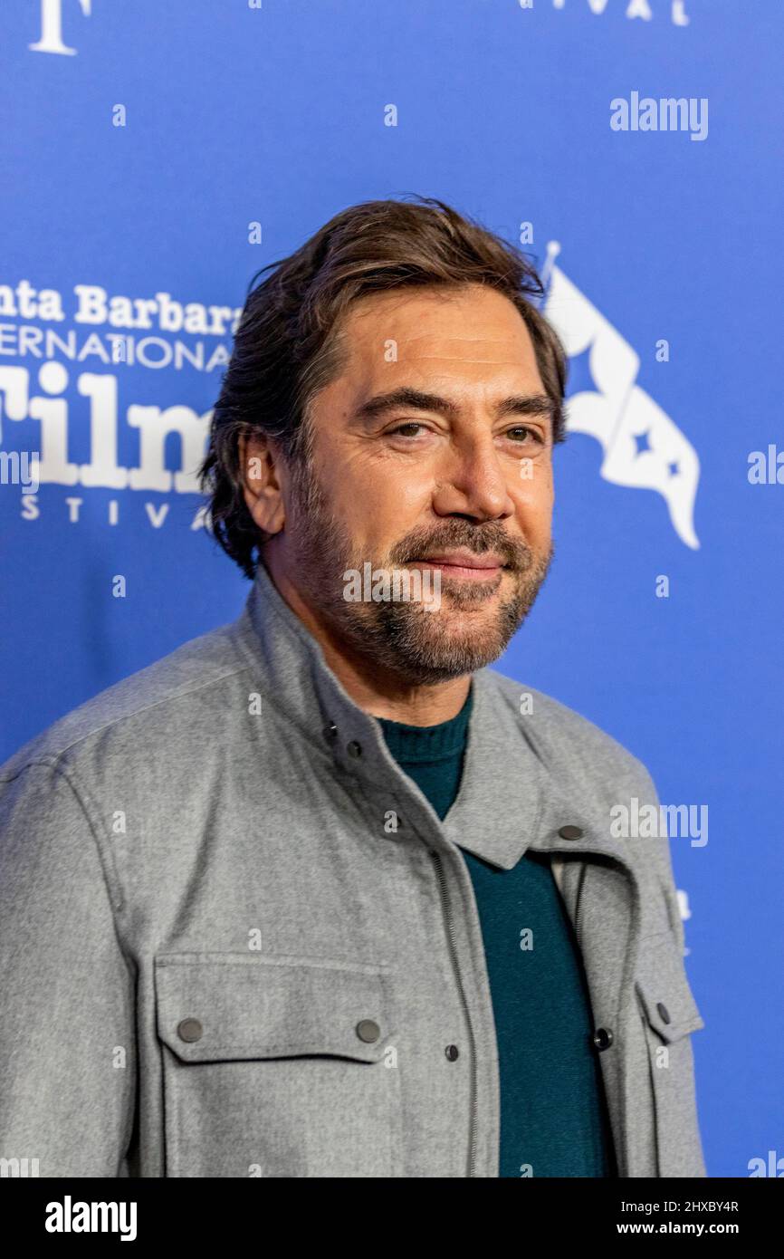 Santa Barbara, États-Unis. 10th mars 2022. Tapis rouge arrivées, Javier Bardem. Le Festival international du film de Santa Barbara 37th rend hommage à Javier Bardem et à Nicole Kidman avec le Prix du Maître moderne au Arlington Theatre de Santa Barbara, en Californie, le 10 mars 2022. (Photo de Rod Rolle/Sipa USA) Credit: SIPA USA/Alay Live News Banque D'Images