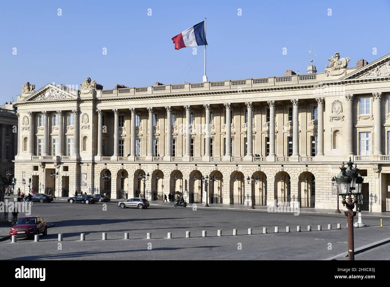 Hôtel de la Marine - place de la Concorde - Paris - France Banque D'Images