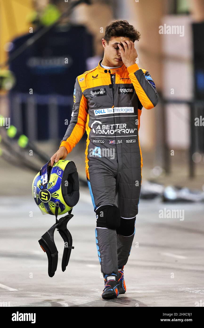 Bahreïn, Émirats arabes Unis. 11th mars 2022. Lando Norris (GBR) McLaren. Test de Formule 1, vendredi 11th mars 2022. Sakhir, Bahreïn. Crédit : James Moy/Alay Live News Banque D'Images