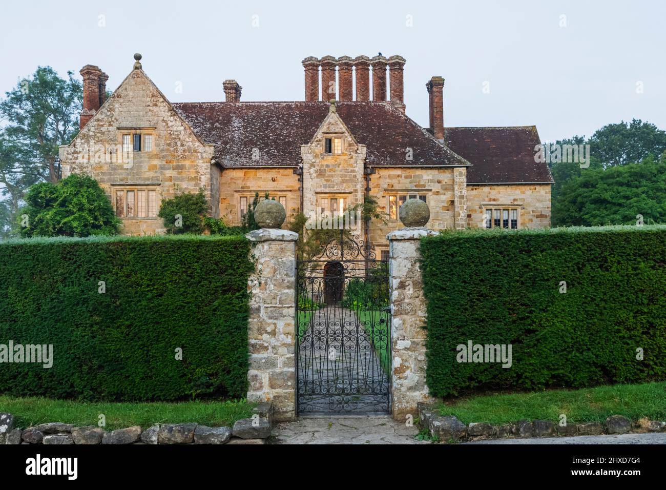 Angleterre, East Sussex, Burwash, Bateman's The 17th-Century House et autrefois la maison du célèbre écrivain anglais Rudyard Kipling Banque D'Images