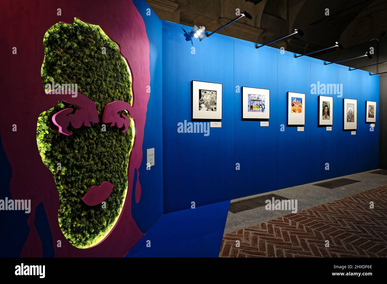 Nichelino, Italie. 11th mars 2022. Nichelino, Italie. Frida Kahlo à travers la lentille de l'exposition Nickolas Muray à Stupinigi (Turin) avant l'ouverture. Credit: MLBARIONA/Alamy Live News Banque D'Images