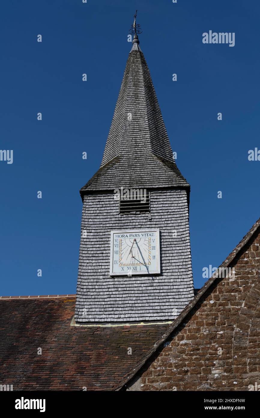 St Michael et église paroissiale All Angels pour le village de Thurley, Godalming' Surrey, Angleterre, Royaume-Uni Banque D'Images
