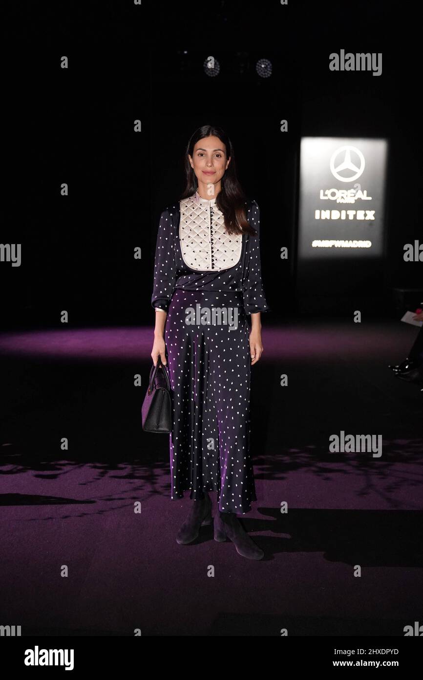 Madrid, Espagne. 11th mars 2022. Dans la première rangée de la collection "Jorge Vazquez" lors de la Pasarela Cibeles Mercedes-Benz Fashion week Madrid 2022 à Madrid, le vendredi 11 mars 2022. Credit: CORMON PRESSE/Alamy Live News Banque D'Images