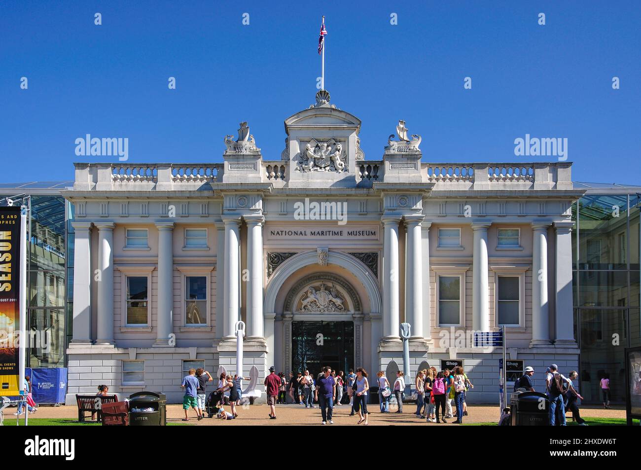 National Maritime Museum, Greenwich Park, Greenwich, London Borough of Greenwich, Greater London, Angleterre, Royaume-Uni Banque D'Images