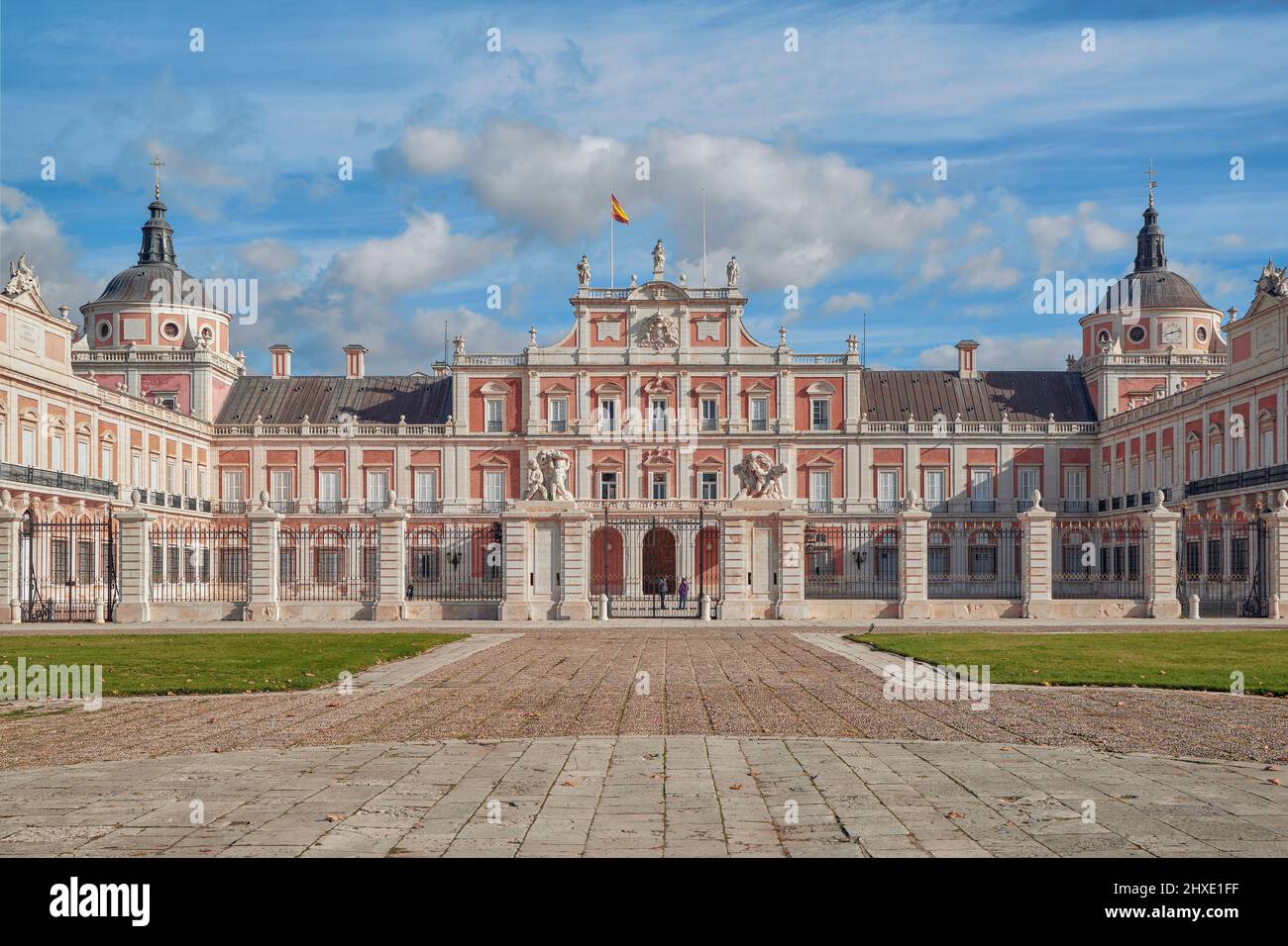 Palais royal (Palacio Real) de la ville d'Aranjuez, Madrid, Espagne, Europe Banque D'Images