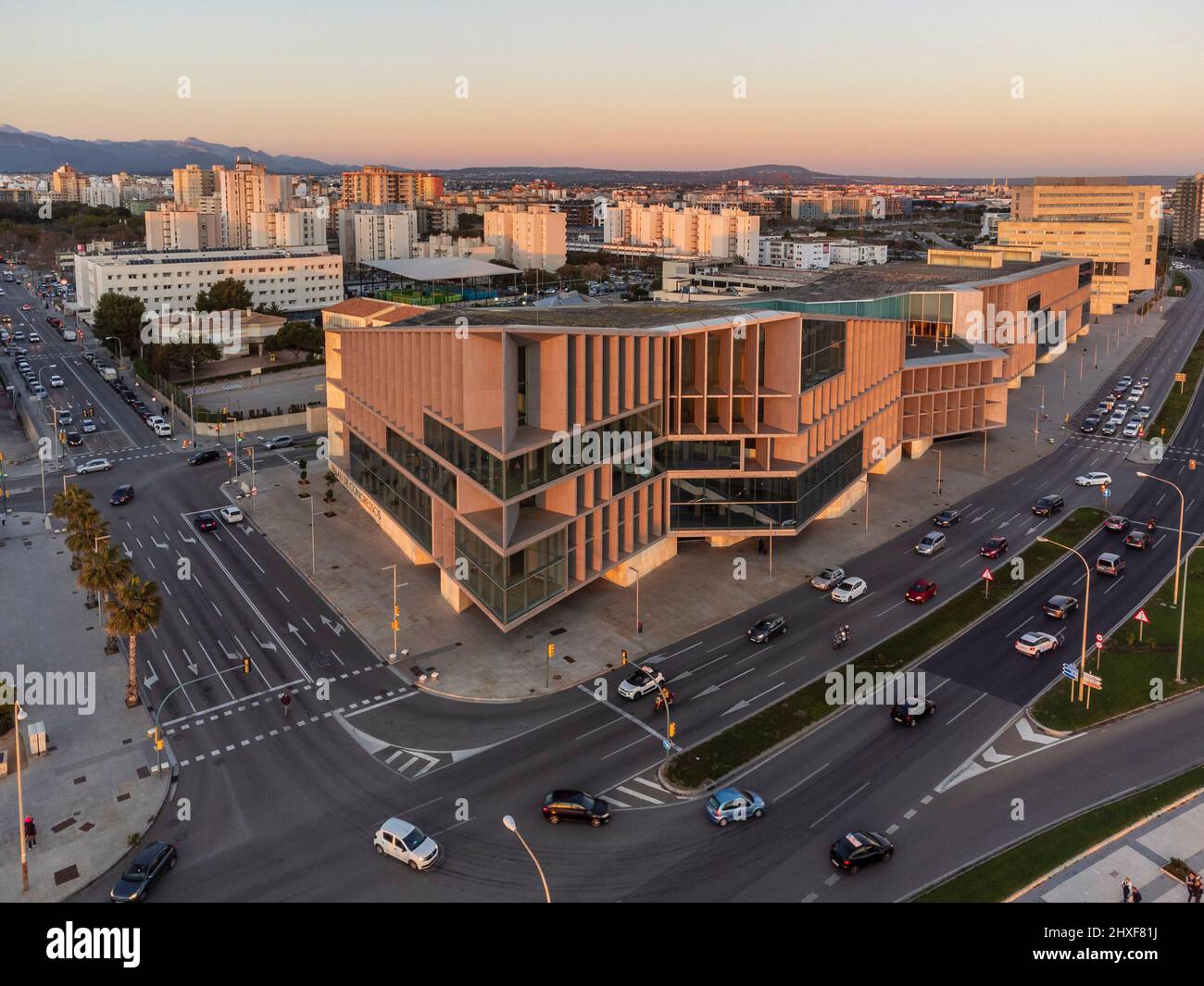Palais des congrès de Palma, 21st siècle, Majorque, Iles Baléares, Espagne. Banque D'Images