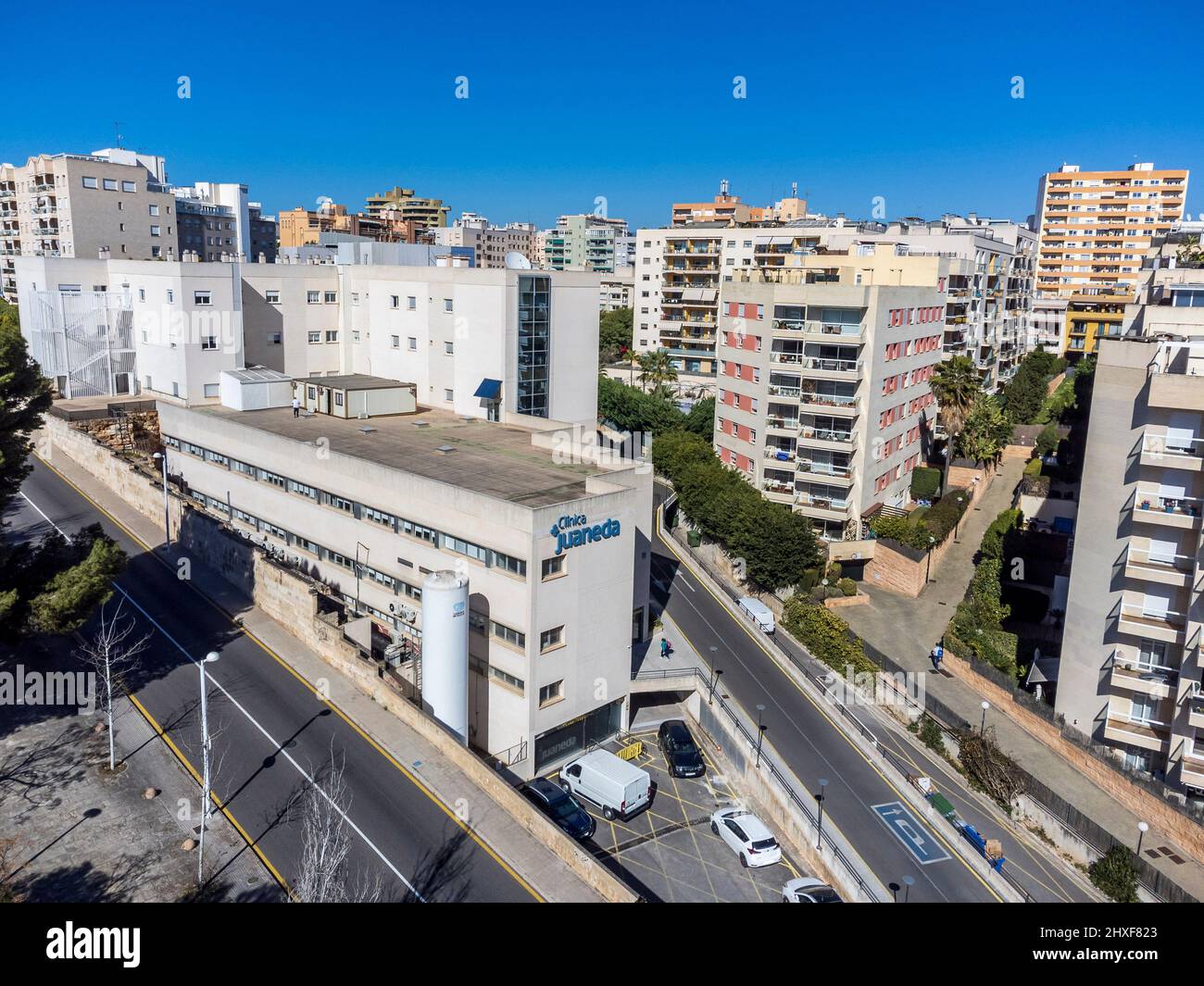 Clinique Juaneda, complexe de santé privé, Palma Mallorca, Iles Baléares,  Espagne Photo Stock - Alamy