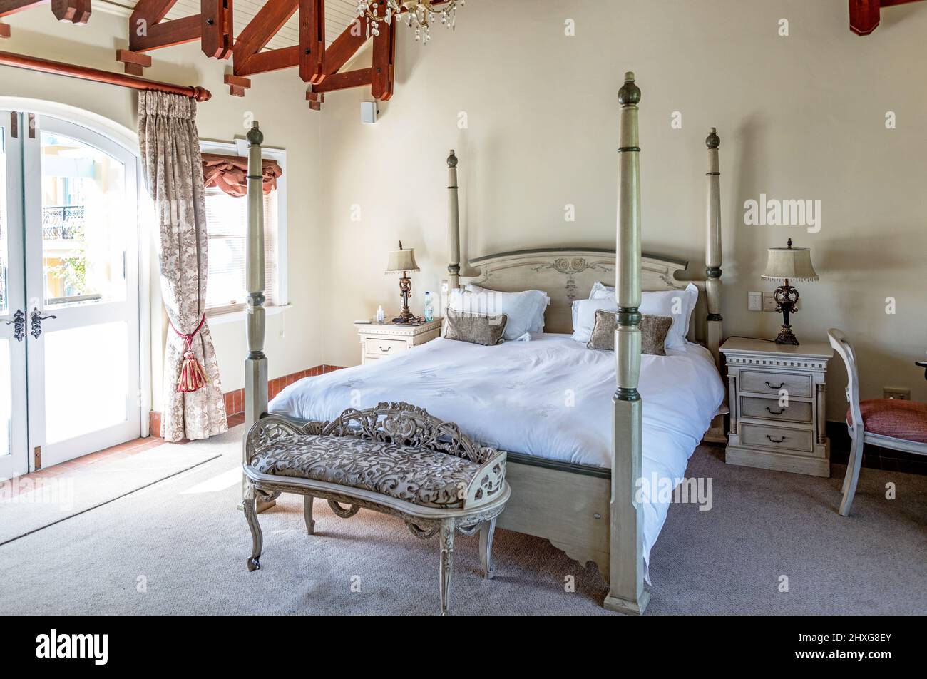 Une suite dans Franschhoek Country House et Villas Afrique du Sud Banque D'Images