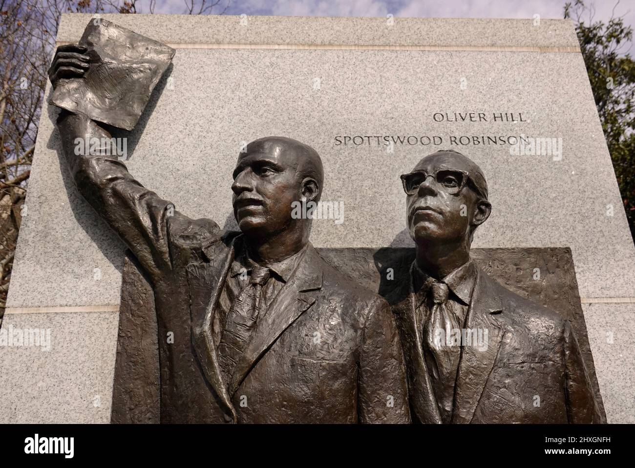 Virginia civil Rights Memorial sur le terrain du capitole de l'État à Richmond, Virginie Banque D'Images