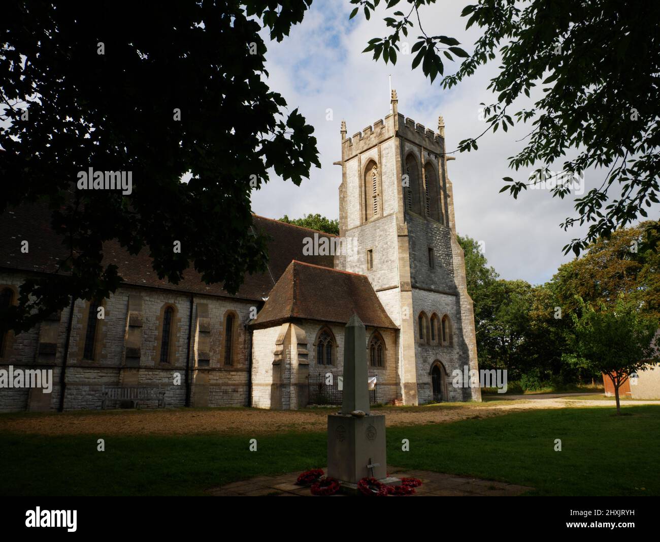 Église paroissiale de St Edward le confesseur, Abbaye de Netley, Hampshire. Banque D'Images