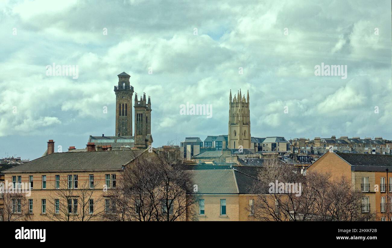 Glasgow, Écosse, Royaume-Uni 13th mars 2022. UK Météo: : Jour ensoleillé vu été comme le temps que les habitants ont pris dans les rues du centre-ville avec des températures chaudes. Crédit Gerard Ferry/Alay Live News Banque D'Images