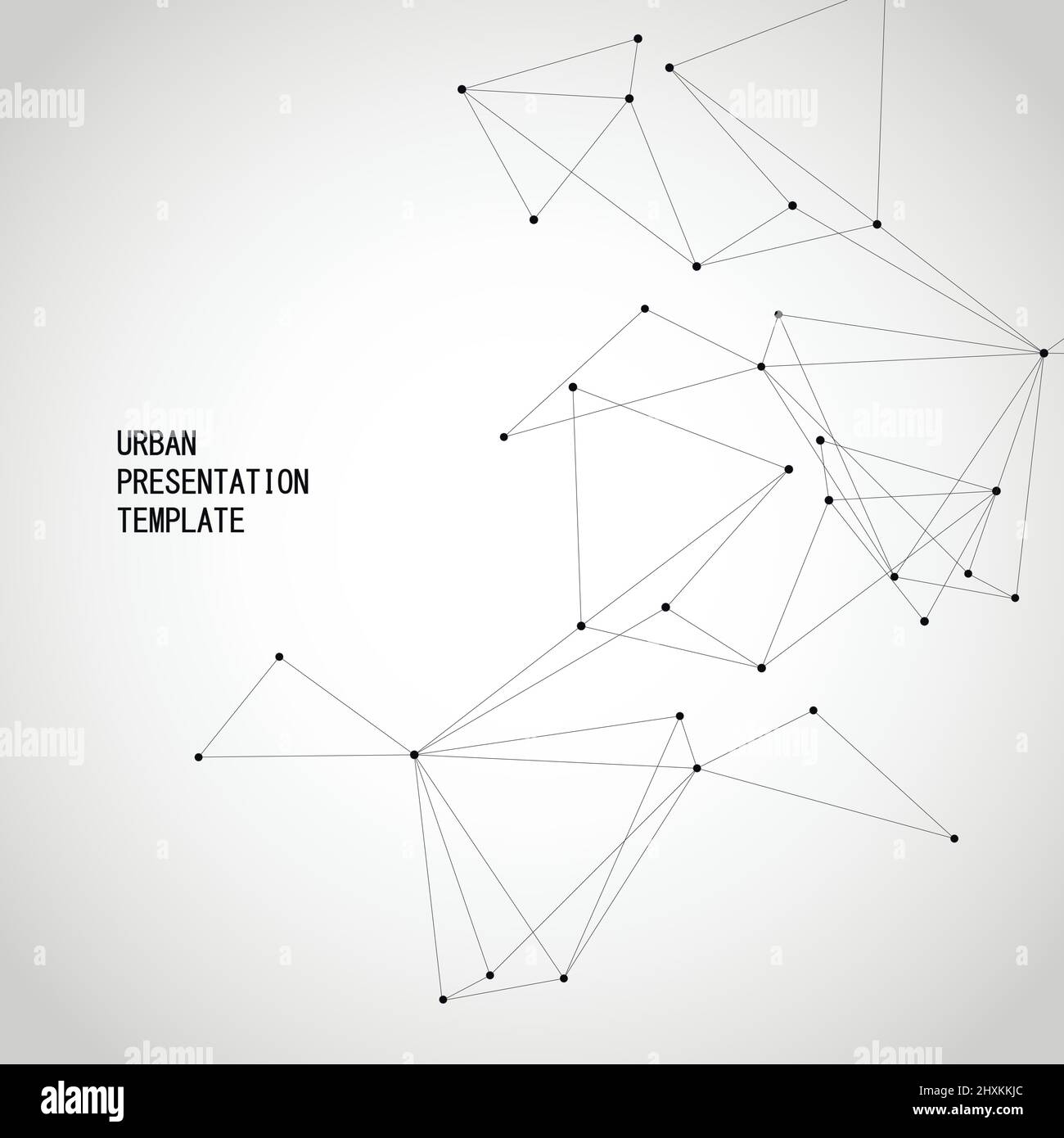 Vecteur avec arrière-plan polygone noir Illustration de Vecteur