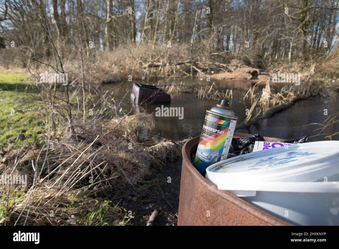 Survol dans la campagne du Yorkshire de l'est Banque D'Images