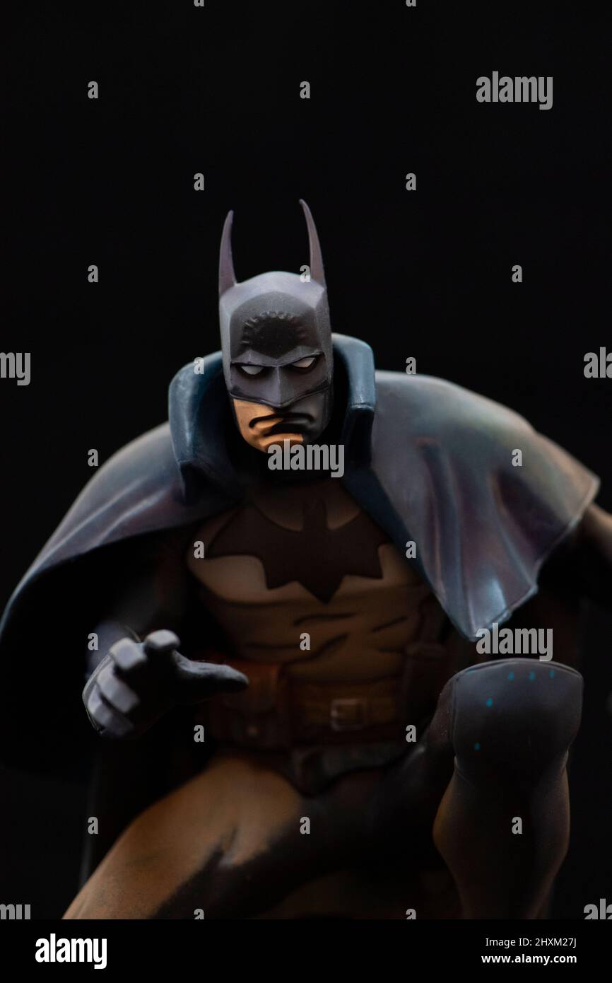 Une statue modèle de la bande dessinée de Batman Gotham by Gaslight Banque D'Images